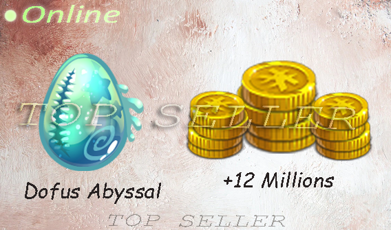 Draconiros : Dofus Abyssal + 12.000.000 kamas + Kamas Bonus – Livraison instantanée