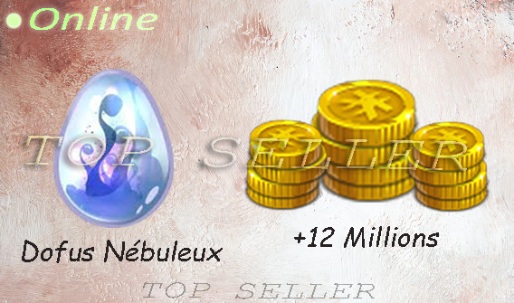 Dofus nebuleux + 12.000.000 kamas + bonus - livraison 5 minutes