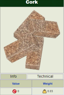 Cork scrap(Junk) [10000]