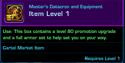 Master's Datacron and Equipment
