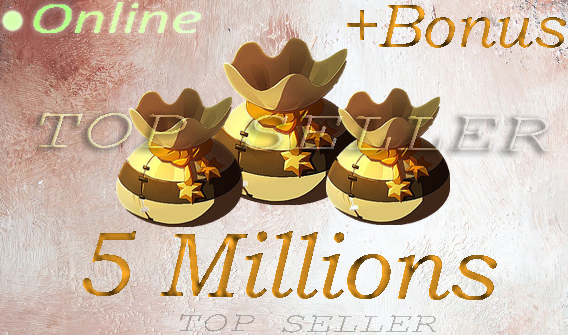 [ Top Seller ] ==> 5 000 000 kamas  Millions   + Bonus - Livraison expresse : 5 minutes