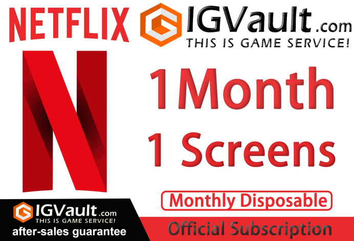 Netflix 4K Ultra HD Premium 1 Month (1 screens)