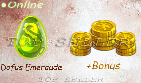 [ Hellmina . Top Seller ] : Dofus Emeraude + Top Bonus - Delivery time : 5 minutes