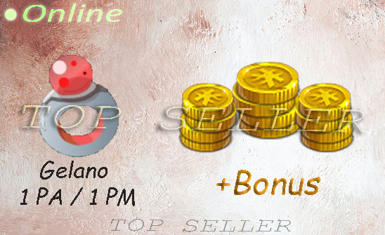Gelano +1 pa + 1pm + bonus - livraison 5 minutes . [Top Seller ]