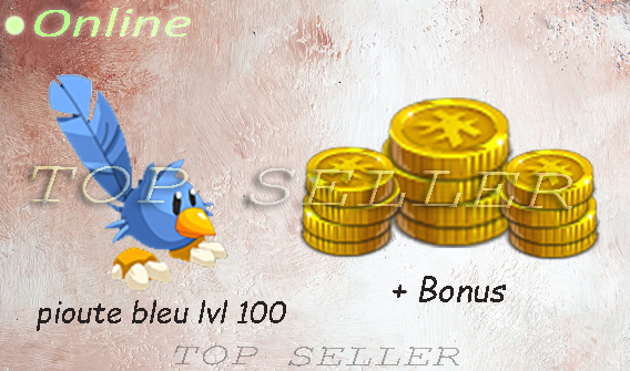 Pioute bleu ( +120 chance + 40 Dommages Critique ) + Bonus - livraison expresse : 5 minutes