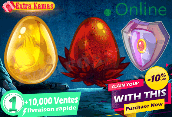  Draconiros>[ Dofus Ocre ] + [ Dofus Vulbis ] + [ Prytek iridescente ] + [ 1.000.000 Kamas ] + Best BONUS - Laivraison 5 Minutes