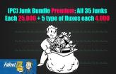 (PC) Junk bundle Premium: [All 35 Junks each 25.000 + 5 type of fluxes each 4.000]