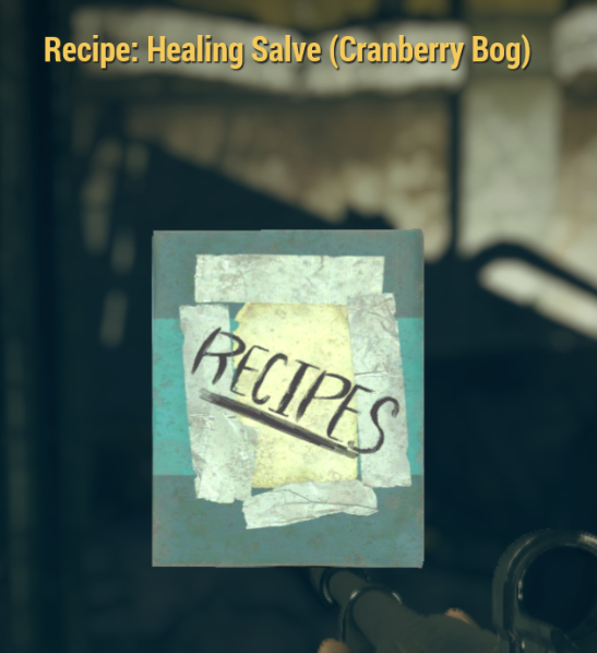 Recipe: Healing salve (Cranberry Bog)