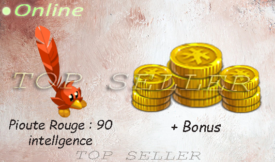 Hellmina : pioute rouge lvl 100 + pioute vert lvl 100 + pioute bleu lvl 100 + pioute jaune lvl 100 + Top bonus - livraison 5 minutes
