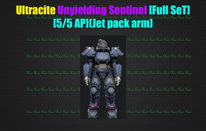 Ultracite Unyielding Sentinel [Full SeT] [5/5 AP](Jet pack arm)[Power Armor]