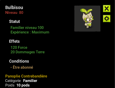 Hellmina : Bulbisou lvl 100 + 1.000.000 Kamas + Top Bonus - livraison expresse : 1 minute