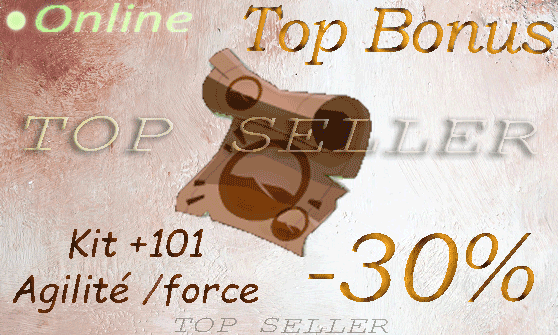 Boune : Parchotage +101 force / agilite + Bonus - Delivery time 5 minutes