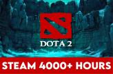 DOTA 2 Steam account 4000+ hours