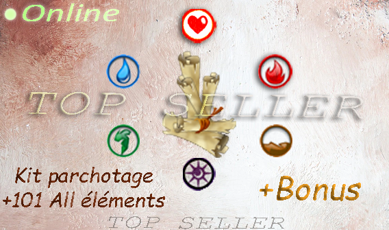 Boune : parchotage +101 all elements + Bonus - livraison 5 minutes
