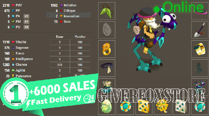 Draconiros>[Panoplie Chance Full PP LVL 150] + Kamas Bonus