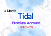 TIDAL PREMIUM ACCOUNT FOR 6 MONTH 180 DAYS WARRANTY