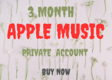 APPLE MUSIC PRIVATE ACCOUNT / REDEEM CODE FOR 3 MONTH 90 DAYS WARRANTY