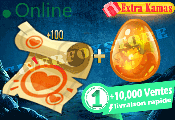 Hellmina>[ Kit Parchotage + 100 Vitalite ] + [ Dofus Cawotte Bonus ] - Livraison 5 minutes