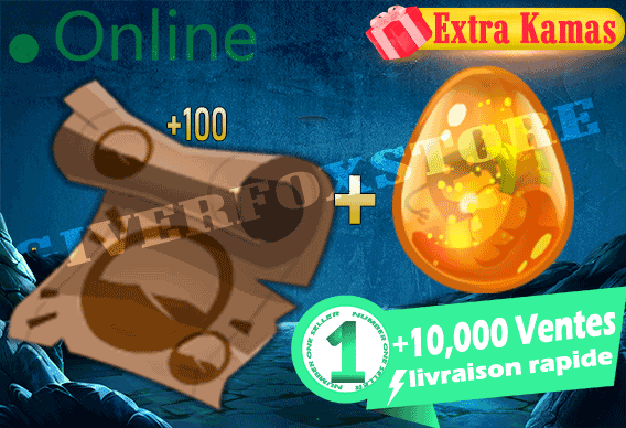 Hellmina>[ Kit Parchotage + 100 Force ] + [ Dofus Cawotte Bonus ] - Livraison 5 minutes
