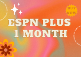ESPN PLUS FOR 1 MONTH ACCOUNT SINGLE SCREEN 30 DAYS WARRANTY