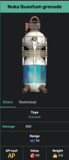 Nuka Quantum grenade