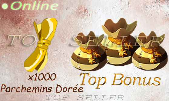 Boune : x1000 golden parchment + Top bonus - Delivery 5 minutes