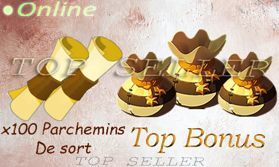 x100 parchemins de sorts ( +1 Point de Sort ) + Top bonus - livraison 5 minutes
