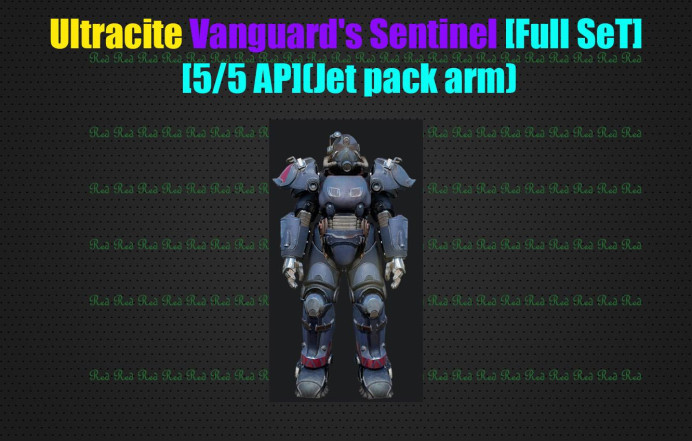 Ultracite Vanguard's Sentinel [Full SeT] [5/5 AP](Jet pack arm)[Power Armor]