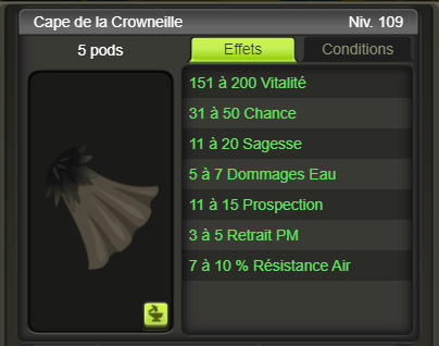 [Cape de la Crowneille] + extra kamas - Giverfoxstore