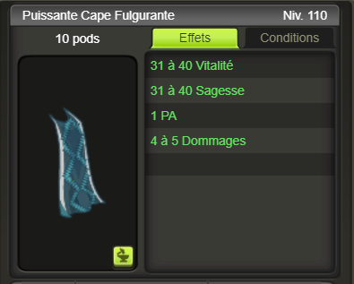 [Puissante Cape Fulgurante] + extra kamas - Giverfoxstore