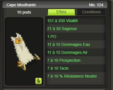 [Cape Mouthante] + extra kamas - Giverfoxstore