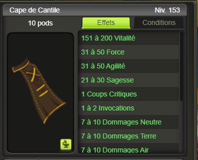 [Cape de Cantile] + extra kamas - Giverfoxstore