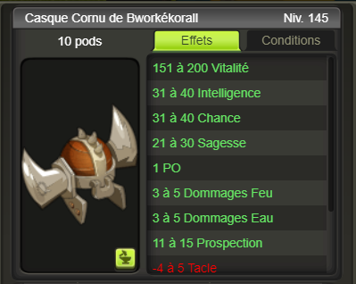 [Casque Cornu de Bworkekorall] + extra kamas - Giverfoxstore
