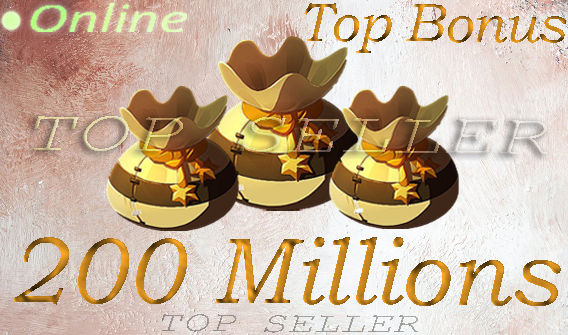[ Fallanster . Top Seller ] ==> 200 Millions kamas + Top bonus - livraison 5 minutes 