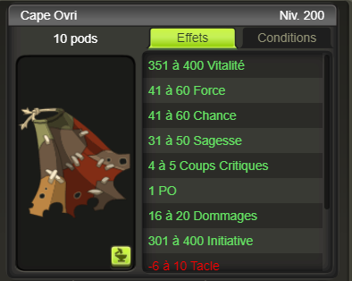[Cape Ovri] + extra kamas - Giverfoxstore