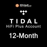 Tidal HiFi Plus Account 12-Month