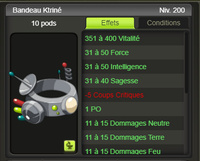 [Bandeau Ktrine] + extra kamas - Giverfoxstore
