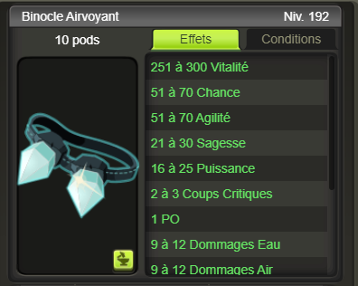 [Binocle Airvoyant] + extra kamas - Giverfoxstore