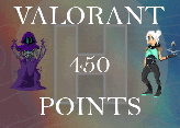 [EUW] VALORANT 475 VP - (475 VALORANT POINTS)