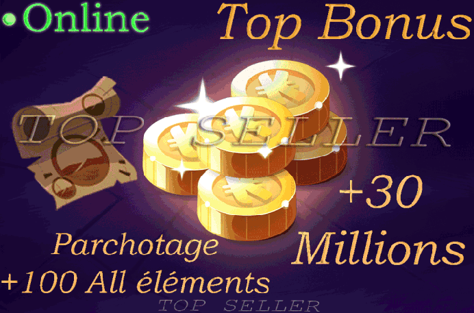 Kit parchotage +100 All elements +30 Millions + Bonus - livraison 5 minutes