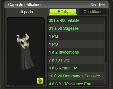 [Cape de Lethaline] + extra kamas - Giverfoxstore