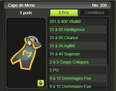 [Cape de Meno] + extra kamas - Giverfoxstore
