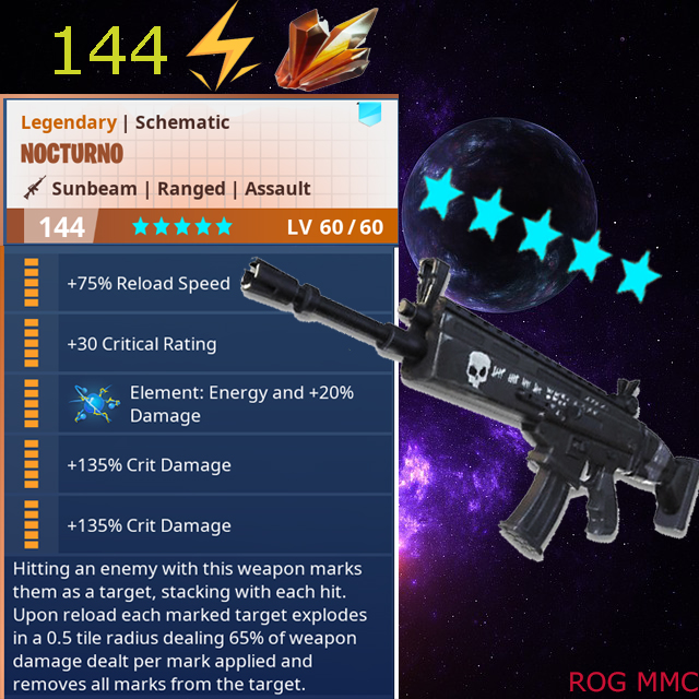 1X Nocturno  Pl144 (Energy Element) PC, PS4, Xbox