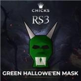 Green Halloween Mask