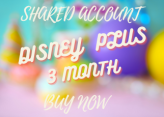 DISNEY PLUS FOR 3 MONTHS SHARED ACCOUNT SINGLE SCREEN 90 DAYS WARRANTY