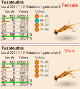 New Stat Tusoteuthis With 124 Saddle  Base Lvl 304 DMG:1101.9% male and female