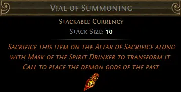 Vial of Summoning for Standard