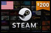 Steam Wallet Boosting 200$ (Only For Account use USD) for Steam Gift Card