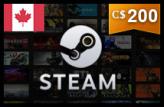 Steam Wallet Boosting 200C$ (Only For Account use CAD) for Points
