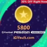 eFootball PES 2021 Mobile 5800 Coins for Global